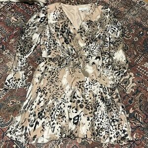 Adelyn Rae Animal Print Dress